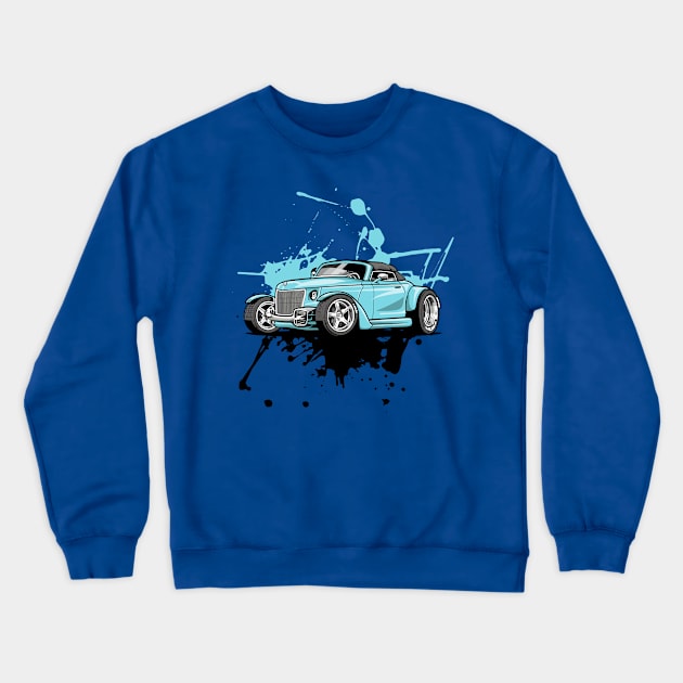 Customized Classic Cars Crewneck Sweatshirt by irfankokabi